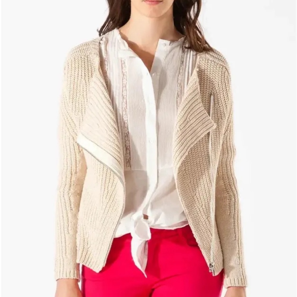 maje Aldente Double Breasted Cardigan sz 1 usa s